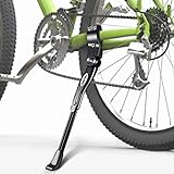 MOJINO Fahrradständer für Raddurchmesser 24-28 Zoll, Höhenverstellbarer Fahrrad Seitenständer für Mountainbike Rennrad Kinderfahrrad