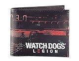 Difuzed Herren Watch Dogs Legion Glitch Logo Print Wallet Reisezubehr-Bi-Fold-Brieftasche, Mehrfarbig, One Size