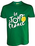 Le Tour de France Herren T-Shirt, offizielle Kollektion, Erwachsenengröße S grün