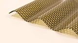 Highlux® Acrylglas-Profilplatte Wellplatte Lichtplatte (Plexiglas®-Rohmasse), 3mm Stark, Sinus 76/18, bronce bronze, Wabe 1045mm x 3000mm
