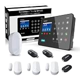Safe2Home® SP310 Funk Alarmanlage Komplett Set klein - Störsendererkennung - Tüv Zertifiziert – App Steuerung deutsches GSM WLAN SMS Alarmsystem 868Mhz - Smart-Home kompatibel für Haus Bü