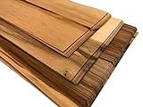 1qm Holzfurniere = 17-28 Platten, Echtholz Furniere aus Massivholz in verschiedenen Holzarten. Bastelholz – Platten, Edelholz Holzfurnier zum Basteln Holzplatte Bastelset (Kernahorn)