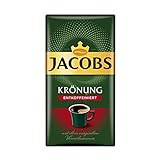 Jacobs Filterkaffee Krönung Entkoffeiniert, 12er Pack, 12 x 500 g gemahlener Kaffee