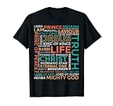 Namen Jesu - Namen von Jesus - christliches Shirt T-Shirt