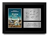HWC Trading FR A4 Breaking Bad Cast Bryan Cranston, Aaron Paul Geschenke Gedrucktes Signiertes Autogramm Foto für Fans von Fernsehn Memorabilien - A4 G