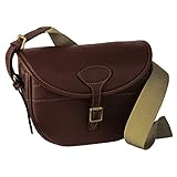 Guardian Heritage Leather Cartridge bag 125 capacity with brass fittings