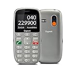 Gigaset GL390 GSM - Senioren Handy mit SOS-Notruf-Taste - großem 2,2 Zoll Farbdisplay - einfache Bedienung mit extra großen Einzeltasten - kompaktes Mobiltelefon ohne Vertrag, titan-silber