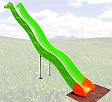 Loggyland Anbaurutsche Wellenrutsche 3,32m für Podesthöhe: Podesthöhen: 140 - 160 cm BZW 1,4 - 1,6 m