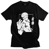 Kawaii Cool Anime Jujutsu Kaisen T-Shirt Männer Kurzarm Manga Grafik T-Shirt Baumwolle T-Shirt Ryomen Sukuna T-Shirts Kleidung