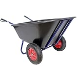 TRUTZHOLM Futterkarre 2 Rad Profi-Schubkarre Gartenschubkarre Hofkarre 290l 300kg Schiebkarre