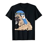 Lustige Hundeliebhaber, süßer Mops, Retro-Flagge, Argentinien T-Shirt