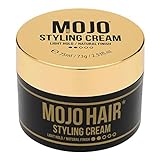 MOJO Hair Styling-Creme | Light Hold Natural Matte Finish | Haarcreme für Männer & Frauen 75 ml (1 Pack)