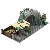 JYFLY Mittelalterliche Farm Tribe Cave Schweinestall Spielzeug, 323 Stück Spielzeug Set, Custom Bausteine Kompatibel mit Lego