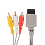 Link-e : AV Kabel Mit Vergoldeten Anschlüssen Kontakte Für Nintendo Wii Konsole (Audio/Video, RCA, TV)