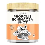 Propolis Echinacea Trinkpulver - 65 Shots - Alternative zu Propolis Tropfen, Sirup, Kapseln- Hochdosiert - Propolis Bienenharz Extrakt (10:1) 500mg