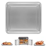 GWYXC Luftfritteusen-Zubehör für Emeril Lagasse 26 QT extra große Luftfritteuse, 31,8 x 29,1 cm, Edelstahl, Luftfritteusen-Ablage, Grillpfanne, Grillplatte, Crisperplatte, Ersatzteilg