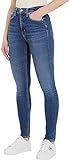 Calvin Klein Jeans Damen Jeans High Rise Skinny Fit, Blau (Denim Medium), 28W / 32L