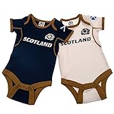 Scotland Rugby Baby-Body, 2 Stück, Marineblau/Weiß Gr. 6-9 Monate, navy