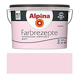 Alpina Farbrezepte Innenfarbe Wandfarbe matt, 2,5 L Mandelblüte, Rosa