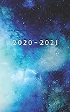 2020 - 2021: Weekly Planner Starting January 2020 - December 2021 | Monday First | 5 x 8 Dated Agenda | 24 Month Calendar | Organizer Book | Soft-Cover Blue Galaxy
