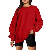 PTLLEND Langarmshirts FüR Damen Plissee Bluse Women's Long Sleeve V-Neck Tops Slim Fit Shirt Pullover Elegant Tops Casual Tunic Tops with Button Blusen Tuniken Langarmshirts T-Shirts Tops