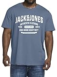 Jack and Jones Große Größe T-Shirt für Herren - Übergröße Shirt Männer T-Shirt 3XL bis 6XL - einzeln und Multi-Set (BS Iris Opt 5, 5XL)