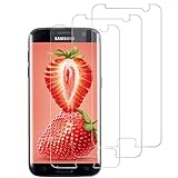 SuTe Schutzfolie für Samsung S7, 2.5D Runde Kante Panzerglasfolie für Samsung Galaxy S7, Ultra-klar, Anti-Kratzen, Anti-Öl, Displayschutzfolie für Samsung S7-[3 Stück]