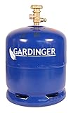 GARDINGER Leere befüllbare 2,5 kg Propangasflasche mit Sicherheitsventil (Alternative zur GAZ R907)