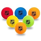 Franklin Sports Mini-Hockeybälle aus Schaumstoff, Kniehockeybälle für Kinder, 6 weiche Mini-Hockeybälle aus Schaumstoff