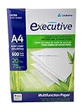 2.500 Blatt Premium Mehrzweck-Kopierpapier | Recyceltes Papier aus Zuckerrohr, extra weiß, 75 g/qm | baumfreies Papier | Nachhaltige Herstellung | für Ink-Jet und Laser geeignet