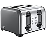 Russell Hobbs 23546 Toast-Toaster mit 4 Schlitzen, 1500 W, Grau