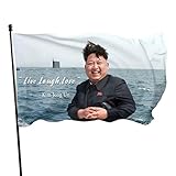 Mural Wall Art Live,Laugh,Love Flag Kim Jong Un Banner College Dorm Decor Indoor Bedroom Sign Heavy Wind with Brass Grommets,Outdoor Sign House Banner Polyester Yard Lawn Outdoor Decor 3x5 Ft New