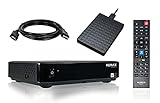 HUMAX Digital HD-Nano Eco Satelliten-Receiver inkl. 1TB Festplatte, 3m HDMI Kabel & HD+ Karte für 6 Monate (HDTV, DVB-S2, USB, 1080p, PVR-Funktion, Fernbedienung, geringer Stromverbrauch, schwarz