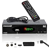 PremiumX Kabel Receiver DVB-C FTA 530C Digital FullHD TV | Auto Installation USB Mediaplayer SCART HDMI WLAN optional | Kabelfernsehen für jeden Kabel-Anbieter geeignet
