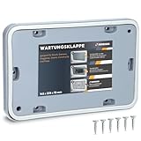 Kenekos - Wartungsklappe Serviceklappe geeignet für Bosch Siemens IQ300 / IQ500 / IQ700 / IQ800 Serie 6, Serie 8 MAXX7 Wäschetrockner, Reparatursatz Set wie 646776 00646776 für Wärmepumpentrock