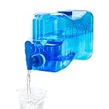 balvi - H2O Wasserflasche aus PET-Kunststoff, mit einem Fassungsvermögen von 5,5 l.