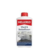 MELLERUD Wand & Bodenfliesen Reiniger | 1 x 1 l Zuverlässiges Mittel zum Entfernen von hartnäckigen Verschmutzungen, Kalkbelägen und S