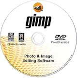 GIMP Photo Editor 2025 Premium Professionelle Bildbearbeitungssoftware CD Kompatibel mit Windows 11, 10, 8, 8.1 7, Vista, XP PC und Mac OS - Lebenslange Lizenz, keine monatliche Abonnementgebü