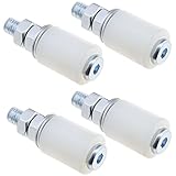 ECSiNG 4-teiliges Nylon Rollen Schiebetür Rollen Scheunentor Bodenführungs Rolltor Zubehör für Schiebetüren Elektrische Türen Garage 40 X 60 M