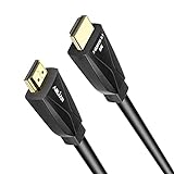 8K HDMI 2.1 Kabel 2m Zertifiziertes Ultra High Speed HDMI Kabel 48Gbps 8K 60Hz 4K 120Hz Unterstützung Kompatibel mit Apple TV Samsung QLED Sony LG PS5