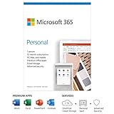 Microsoft 365 Personal | Office 365 Apps | 1 Benutzer | 1 Jahr Abonnement | PC/Mac, Tablet und Telefon | Mehrsprachig | Box