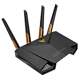 ASUS TUF Gaming AX4200 Dual Band WiFi 6 Gaming kombinierbarer Router (Tethering als 4G und 5G Router-Ersatz, WiFi 6, bis zu 4200 Mbit/s, Mobile Game Mode, 2,5Gbit/s Port, AiMesh, AiProtection Pro)