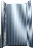 AsMi Wickelauflage Wickelmulde Streifen (70 x 50 cm, Seidenblau)