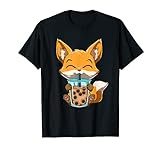 Kawaii Bubble Tea Fuchs Lustiger Boba-Tee T-Shirt