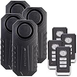 VisorTech Alarmanlage Motorrad: 4er-Set Ultrakompakter Anti-Diebstahl-Alarm für Auto & Fahrrad, 113 dB (Kfz Alarm-Anlagen, Autoalarmanlagen)
