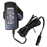 Bosch Genuine Battery Charger (To Fit:- Bosch Cordless ISIO 3 (Version 3) Garden Shrub/Grass/Edging Shears (UK/GB 3-Pin End Plug Version) c/w STANLEY Key Tape & Cadbury Chocolate Bar by B