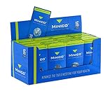 MINICO Premium 8mm Zigarettenfilter für Raucher - Box (480 Stück) Zigarettenfilter aufsatz | Zigarettenfilter Halterung | Teer Filter | Mini Mikro Filtrationssystem | Regular | 8mm