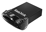 SanDisk Ultra Fit USB 3.1 Flash-Laufwerk 256 GB (Für Laptops, Spielkonsolen und Auto-Audiosysteme, Plug-and-Stay, 130 MB/s Lesen, SecureAcess Software)