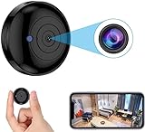 Mini Kamera, OUCAM Überwachungskamera 1080P WiFi Kamera mit Bewegungserkennung Nachtsicht, Überwachungskamera mit Batteriestrom Geeignet für Familien verwendet