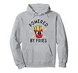 Pommes Powered By Fries Pommes Frites Fritten Pommesbude Pullover Hoodie